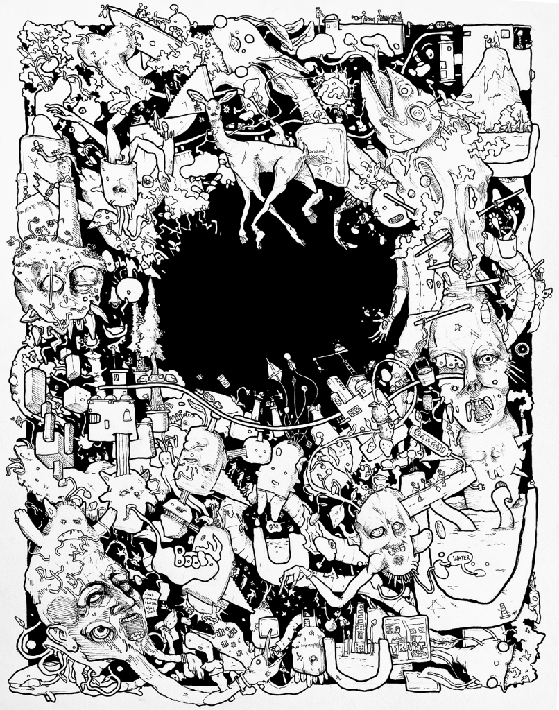 Window 134

ink on paper. 11x14 inches